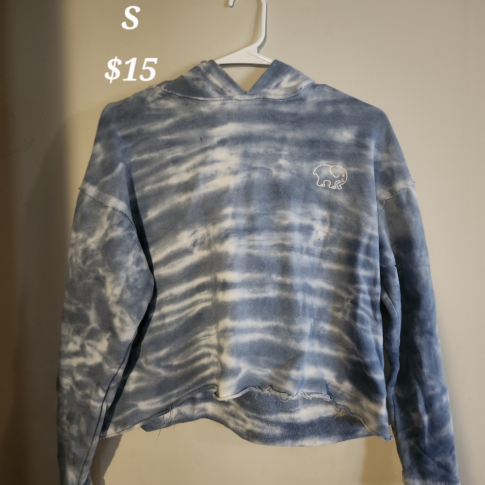 Ivory Ella Blue Tie-Dye Sweater Collection